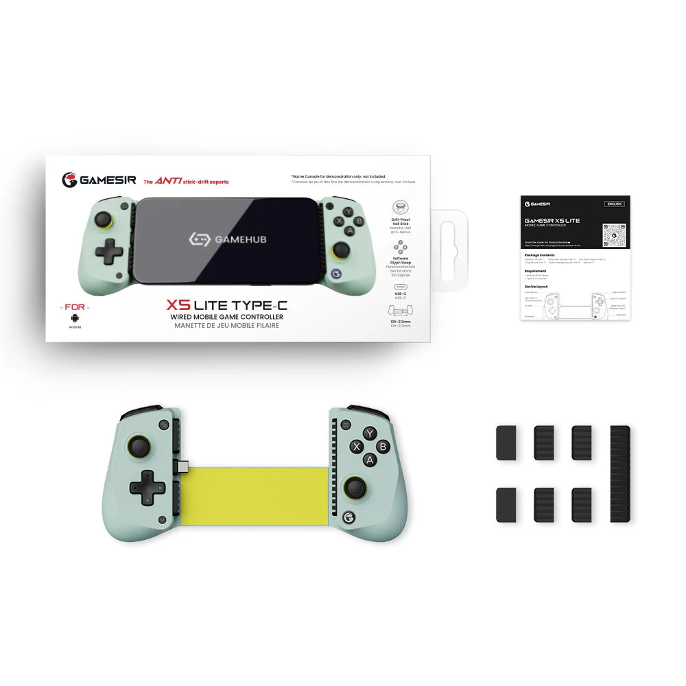 GameSir X5 Lite Mobile Game Controller – Hall Effect Joysticks for Android & iPhone