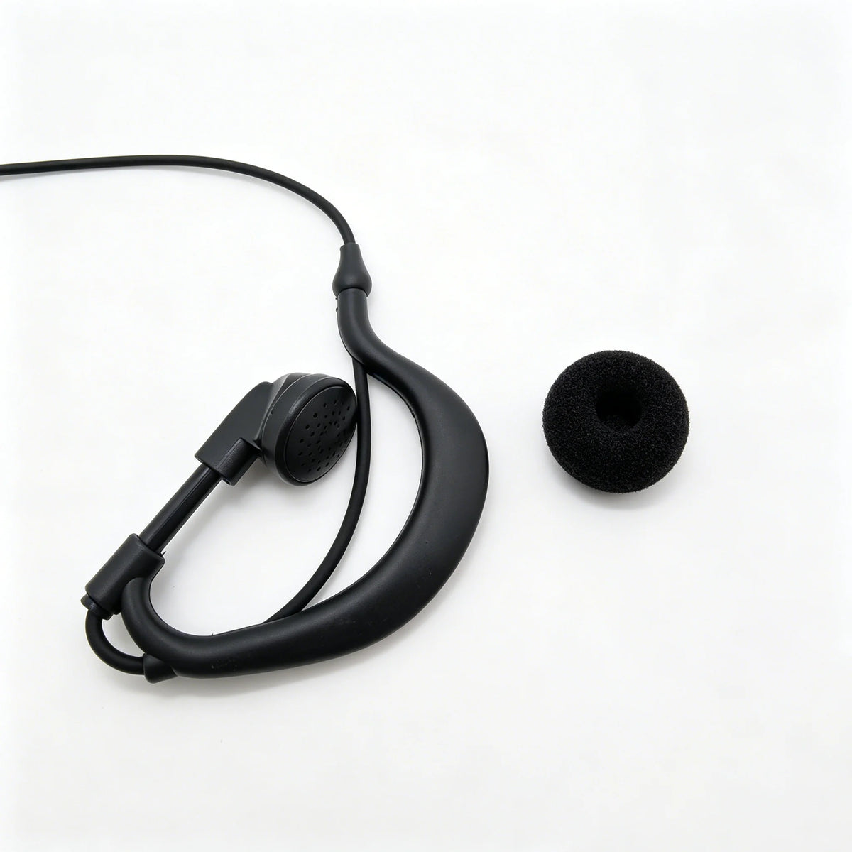 3.5mm Listen-Only Earpiece – Single Earbud with Rotating Designfor Walkie Talkie & Professional Use