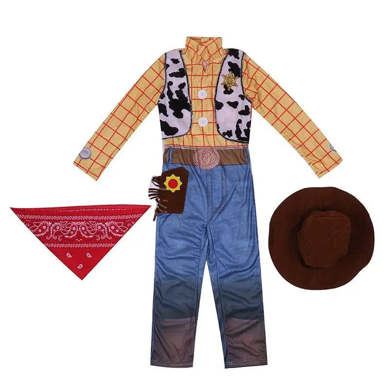 Children’s Denim Anime Character Costume – Toddler & Kids Halloween Party Outfit