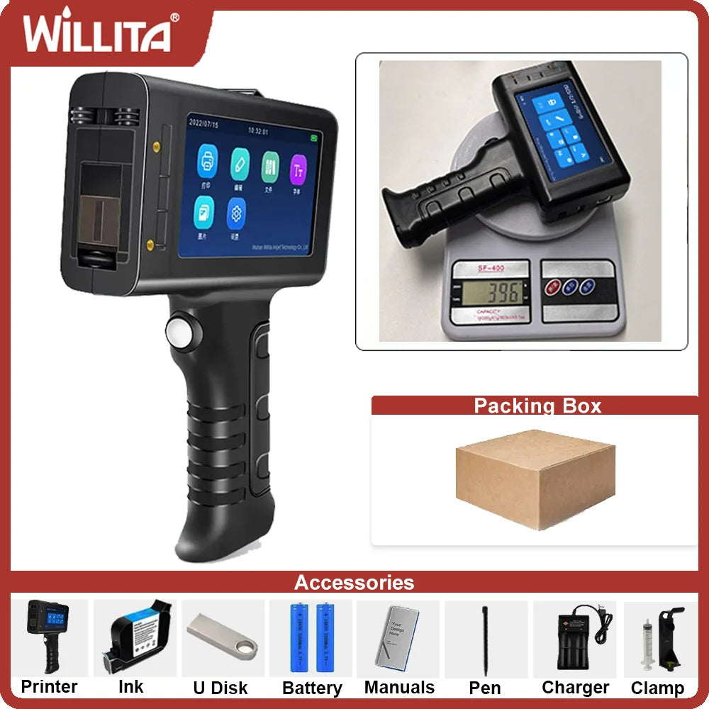 Willita Handheld Thermal Inkjet Printer