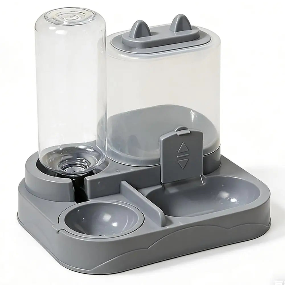 Automatic Cat/Dog Feeder And Waterer All-in-One Pet Food Water Dispenser Large Capacity Food Storage Dispenser Pet Supplies