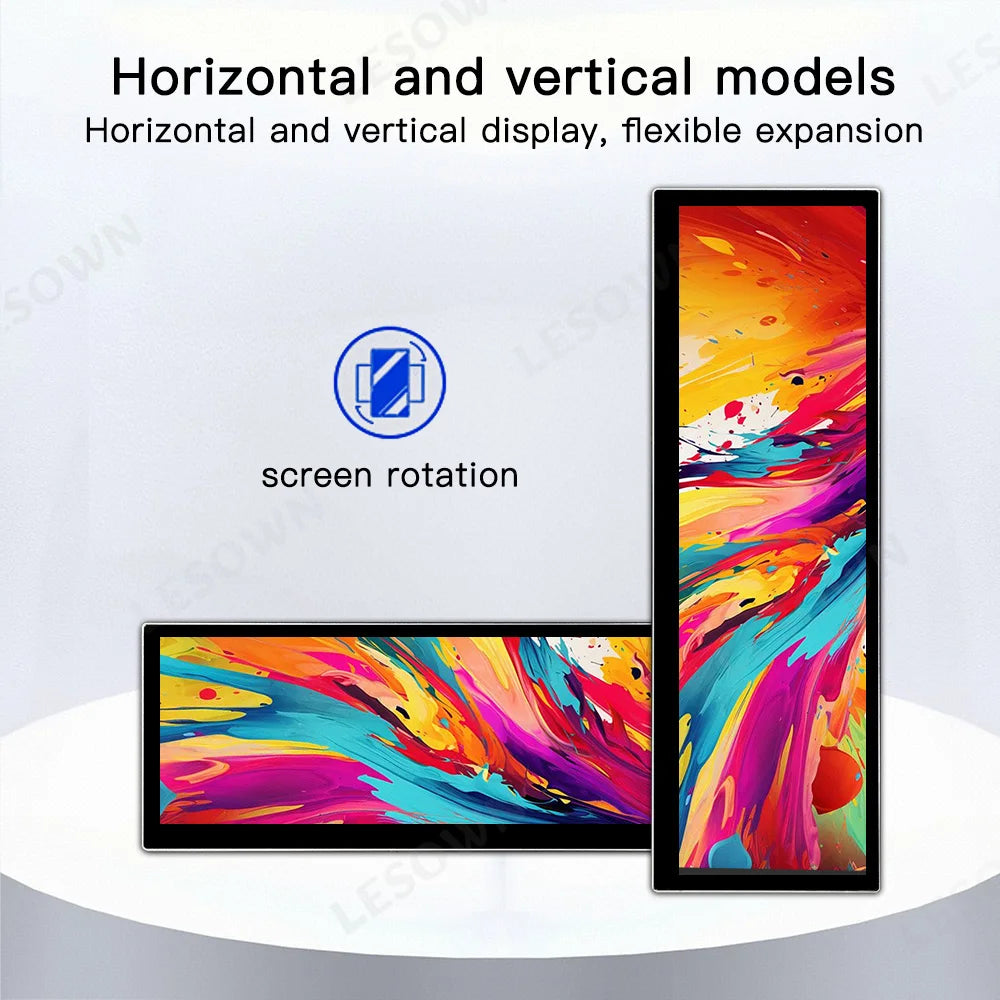 🖥️ LESOWN 14.5" Ultra-Wide Hardware Monitor – 2560×720 IPS Auxiliary Display