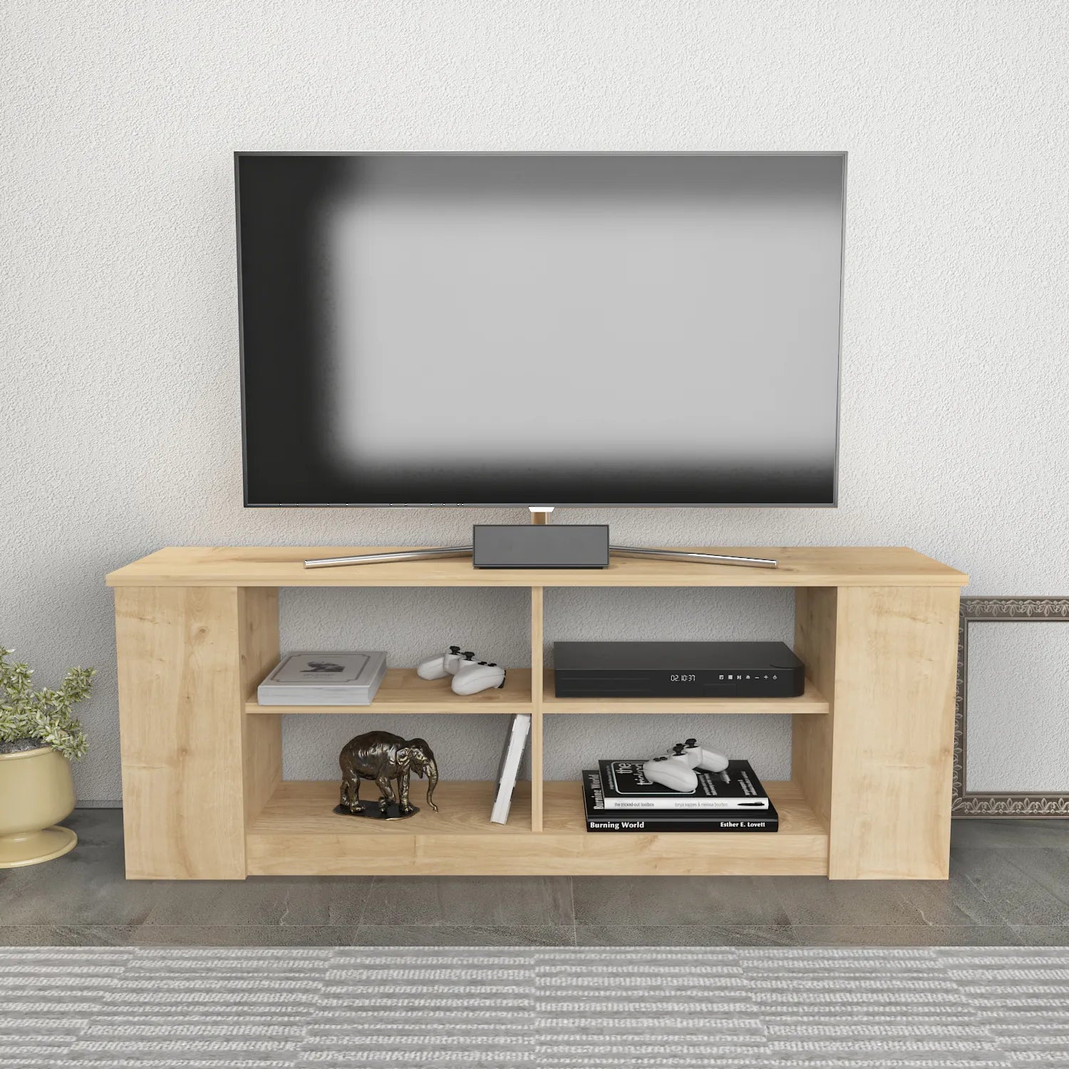 Space 55" Wide TV Stand for TVs Up to 65" | Media Console