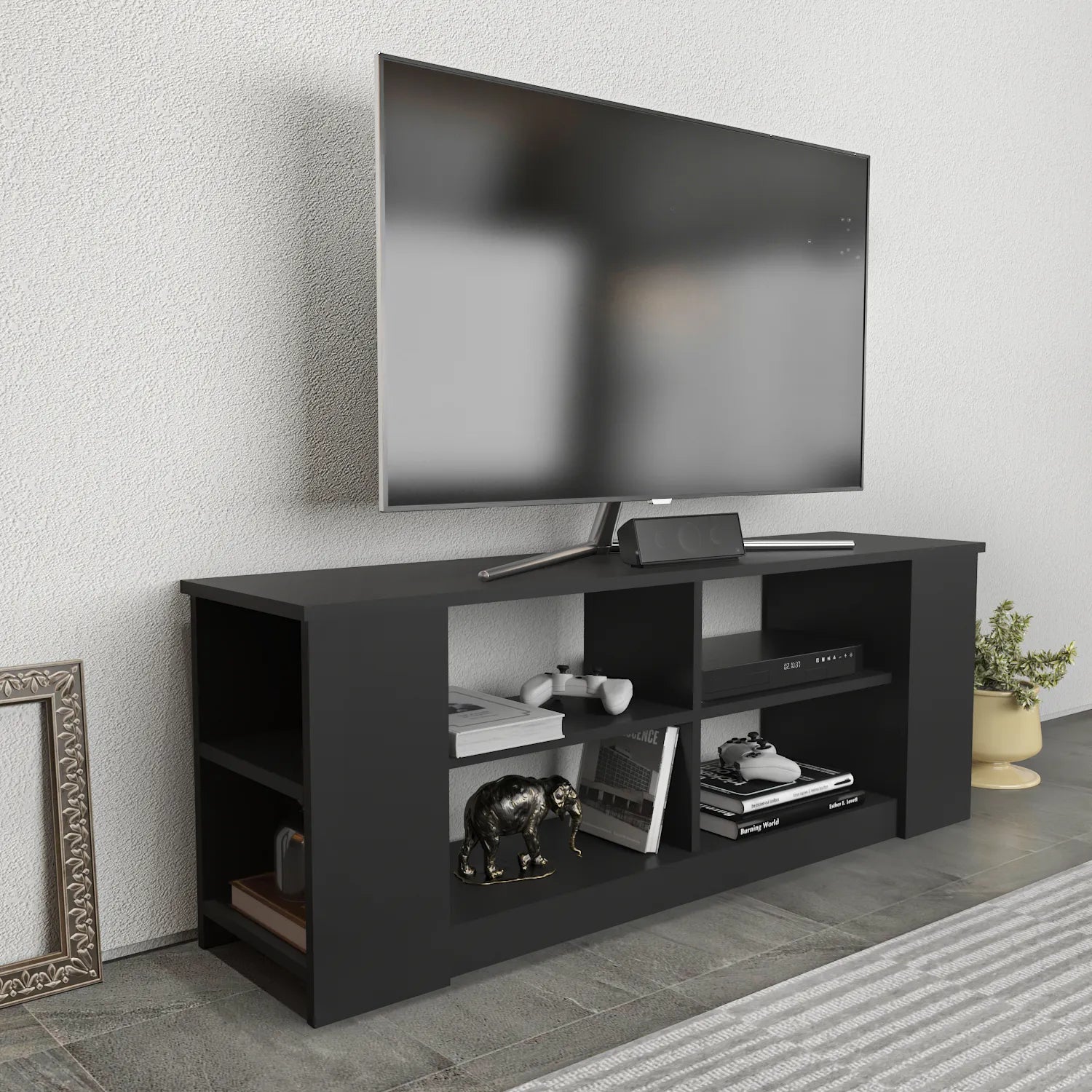 Space 55" Wide TV Stand for TVs Up to 65" | Media Console