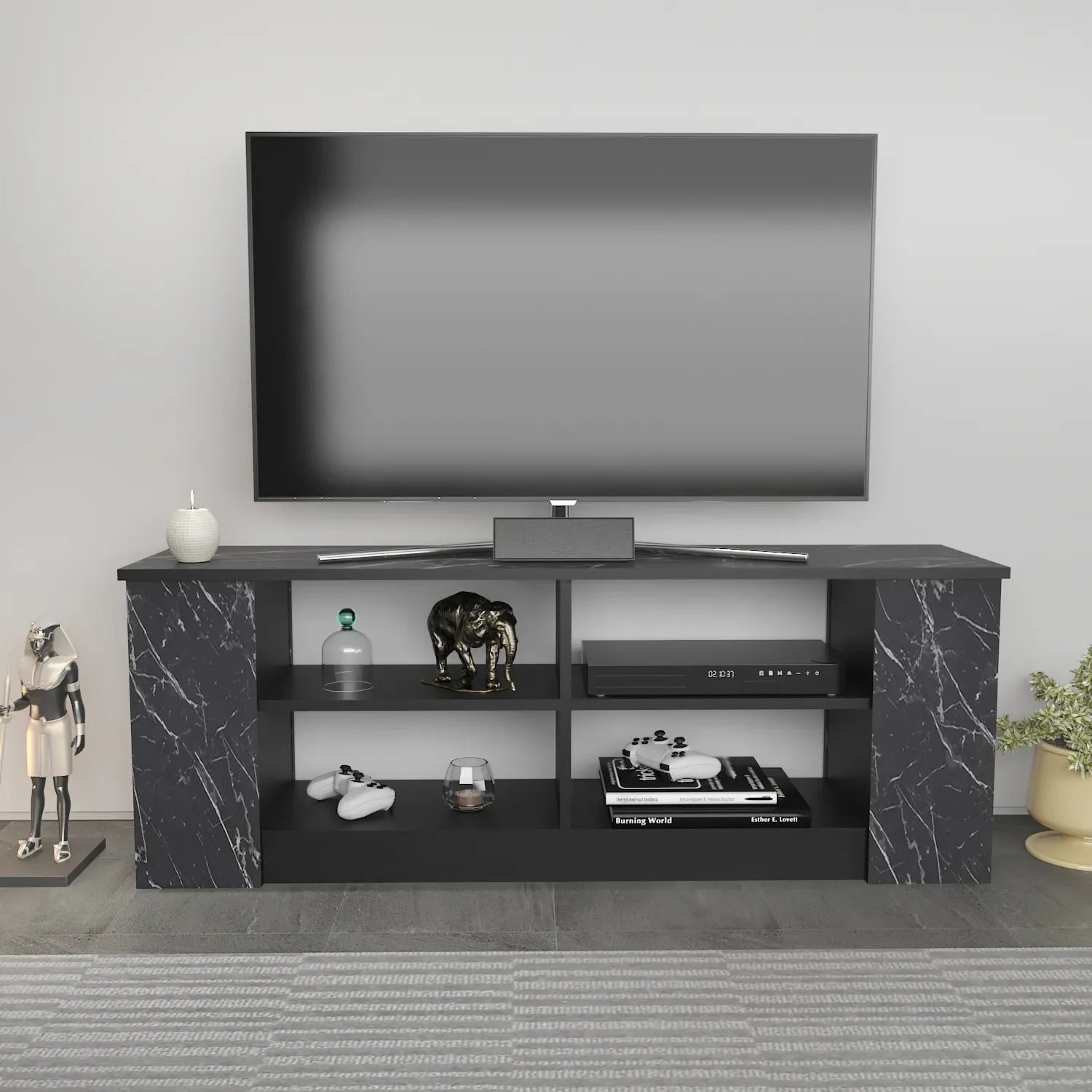 Space 55" Wide TV Stand for TVs Up to 65" | Media Console