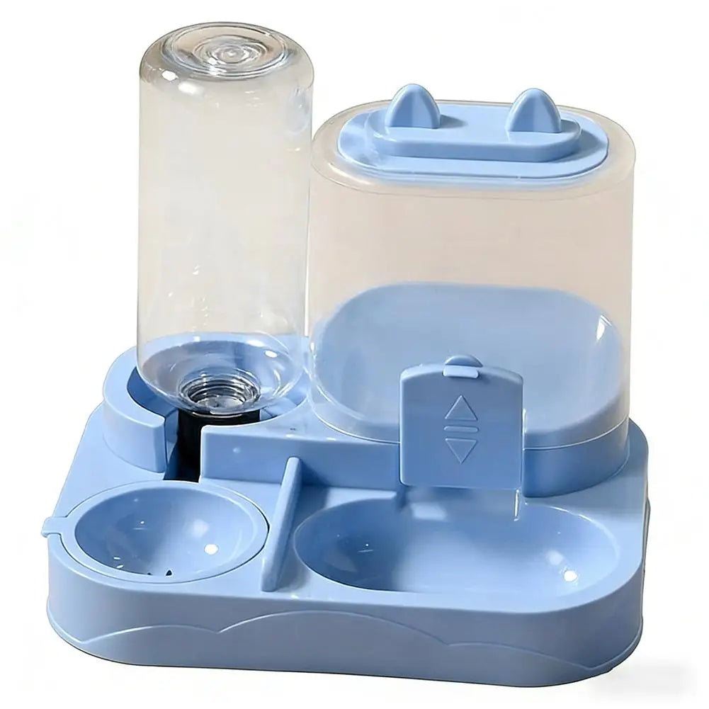 Automatic Cat/Dog Feeder And Waterer All-in-One Pet Food Water Dispenser Large Capacity Food Storage Dispenser Pet Supplies