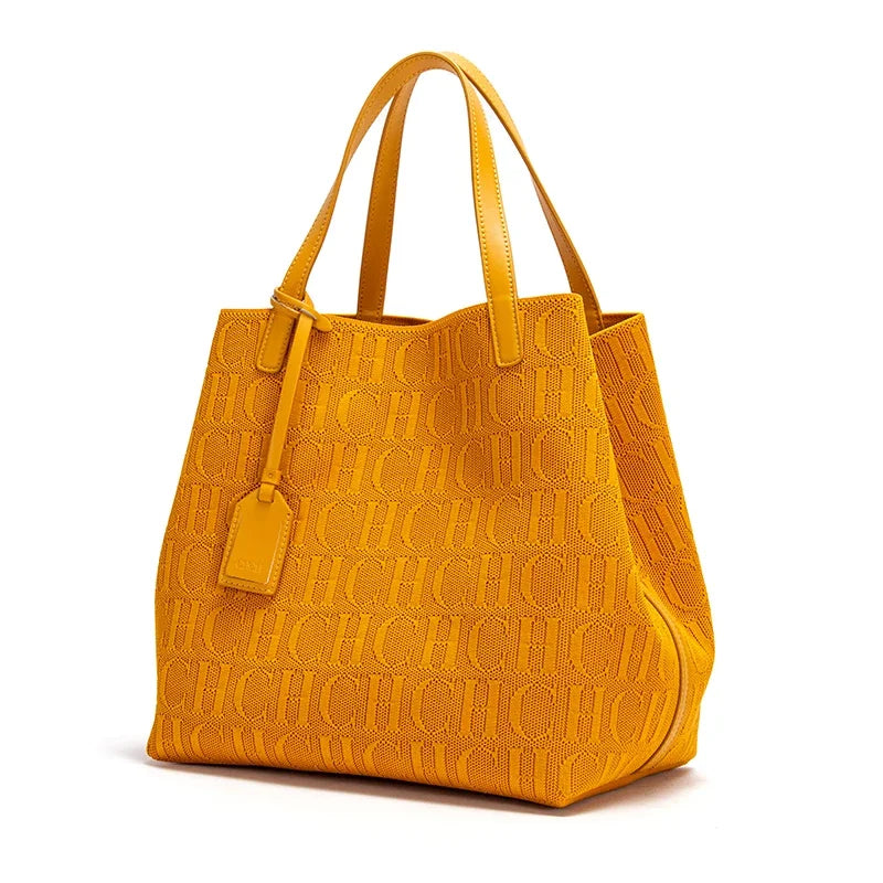 Women’s Classic Solid Color Large Capacity Handbag – Stylish Fashion Tote Bag