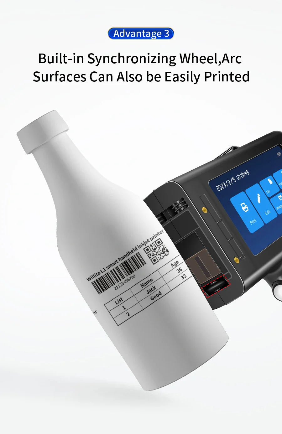 Willita Handheld Thermal Inkjet Printer