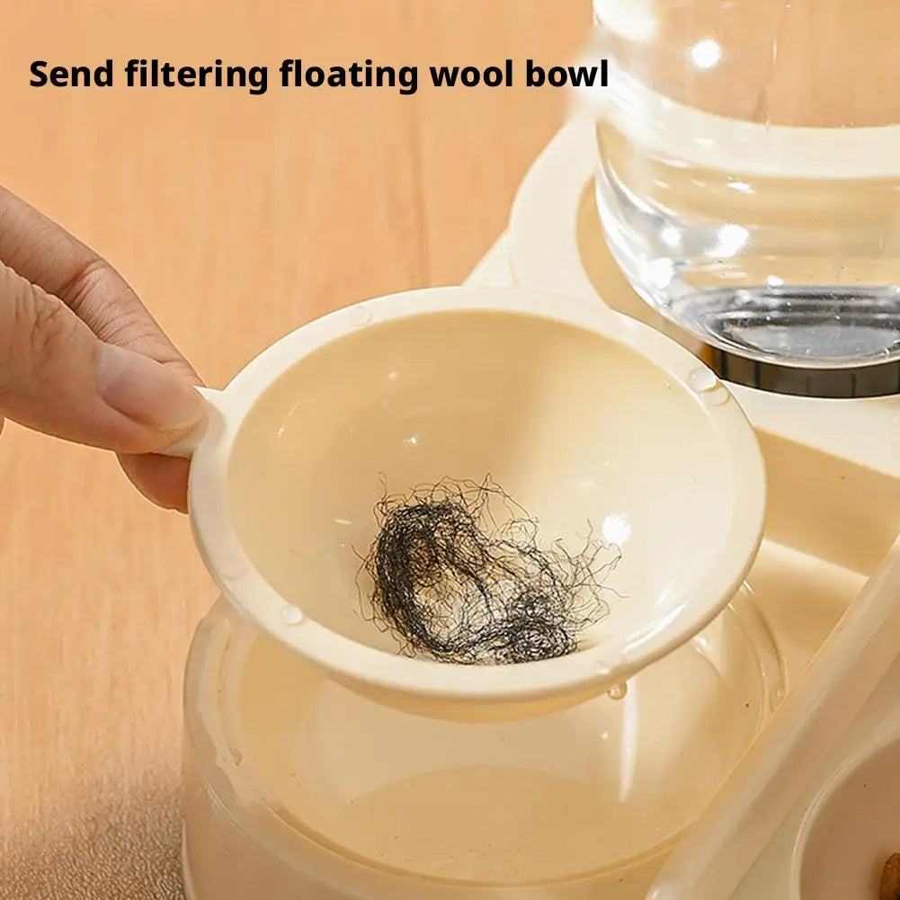 Automatic Cat/Dog Feeder And Waterer All-in-One Pet Food Water Dispenser Large Capacity Food Storage Dispenser Pet Supplies