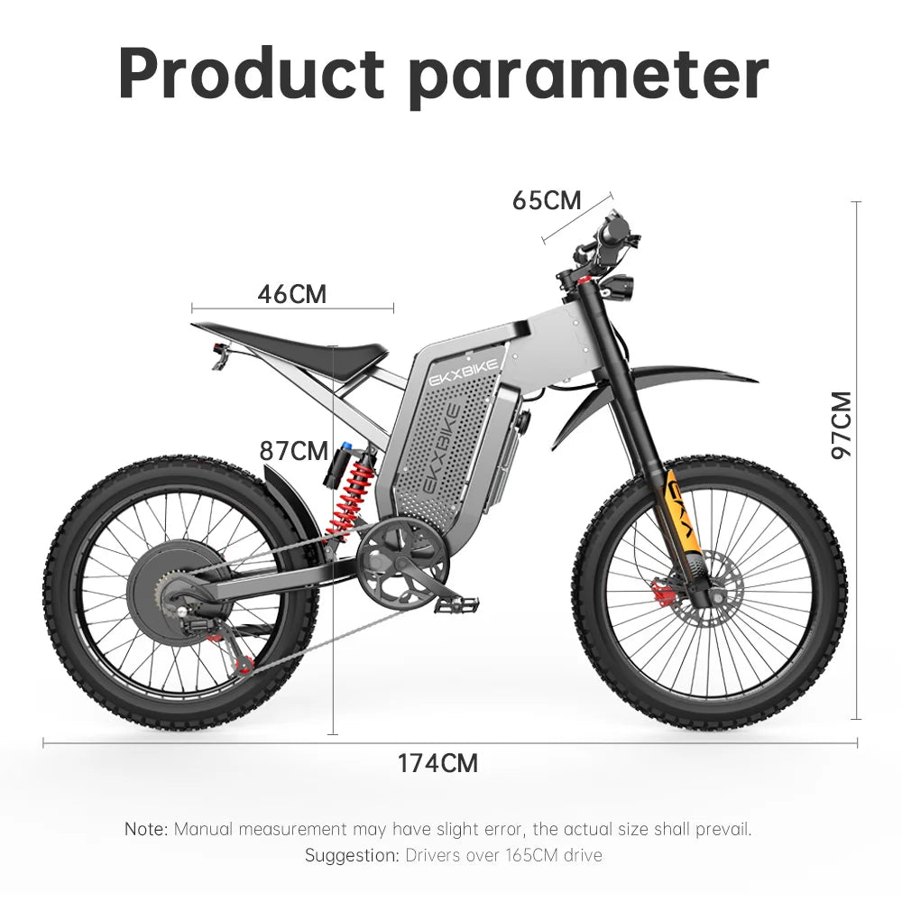 EKX X21 Max Electric Motorcycle – 3000W Brushless Motor | 60V 30Ah Lithium Battery | Up to 85 km