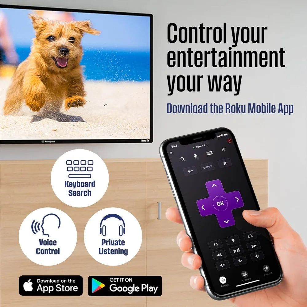 Westinghouse Roku Smart TV with WiFi & Mobile App