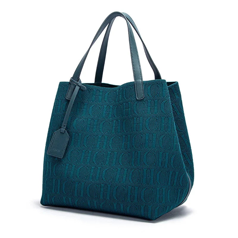 Women’s Classic Solid Color Large Capacity Handbag – Stylish Fashion Tote Bag