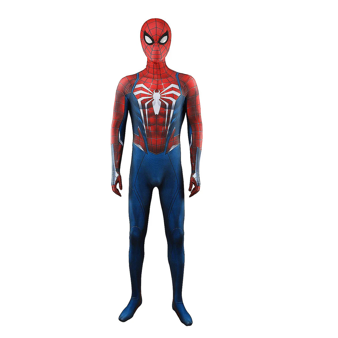 Men’s Superhero Cosplay Jumpsuit – Stretch-Fit Halloween & Party Costume