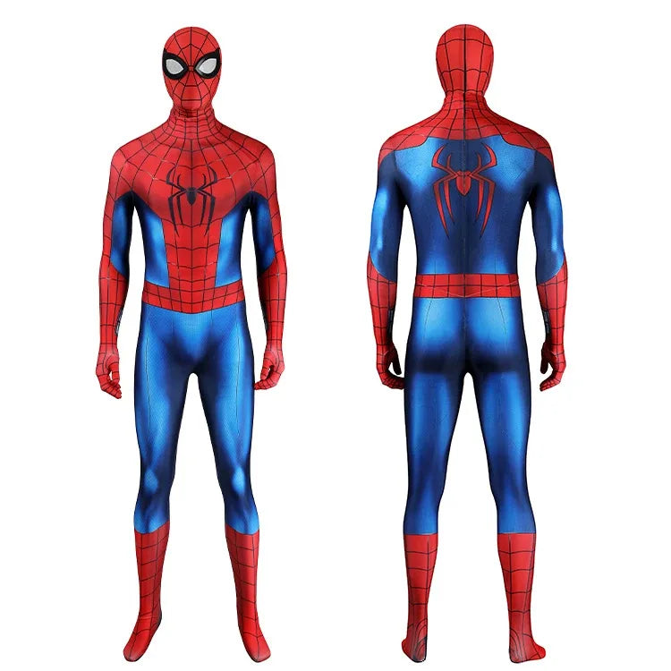 Men’s Superhero Cosplay Jumpsuit – Stretch-Fit Halloween & Party Costume