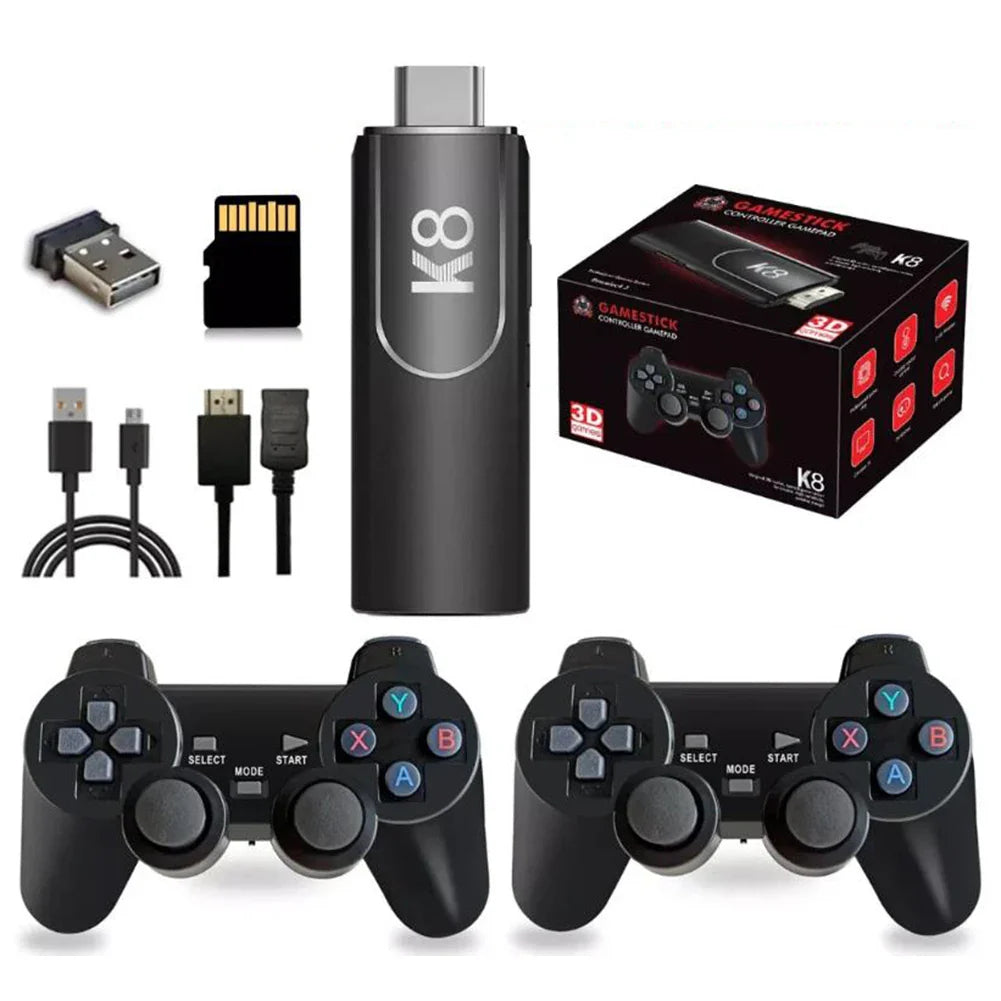 58,000 Games Handheld Console – 256GB 4K TV Wireless Gamepad