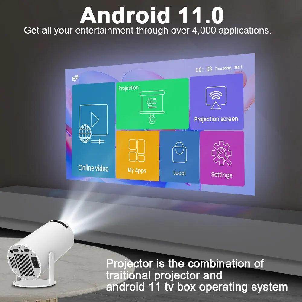 🎥 Portable 4K Projector – Your Big Screen, Anywhere!