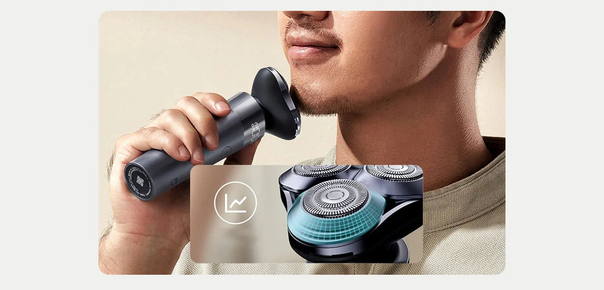 MIJIA S302 Electric Shaver – Men's Portable Wet & Dry Beard Trimmer