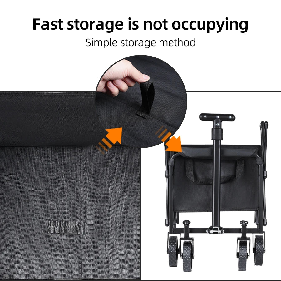 Foldable Portable Camping & Utility Cart — Limited Stock