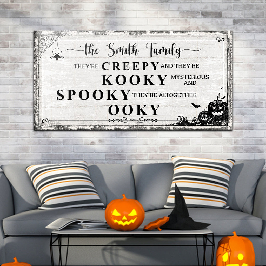 🎃👻 Family Halloween Sign – Spooky, Fun & Full of Family Spirit!
