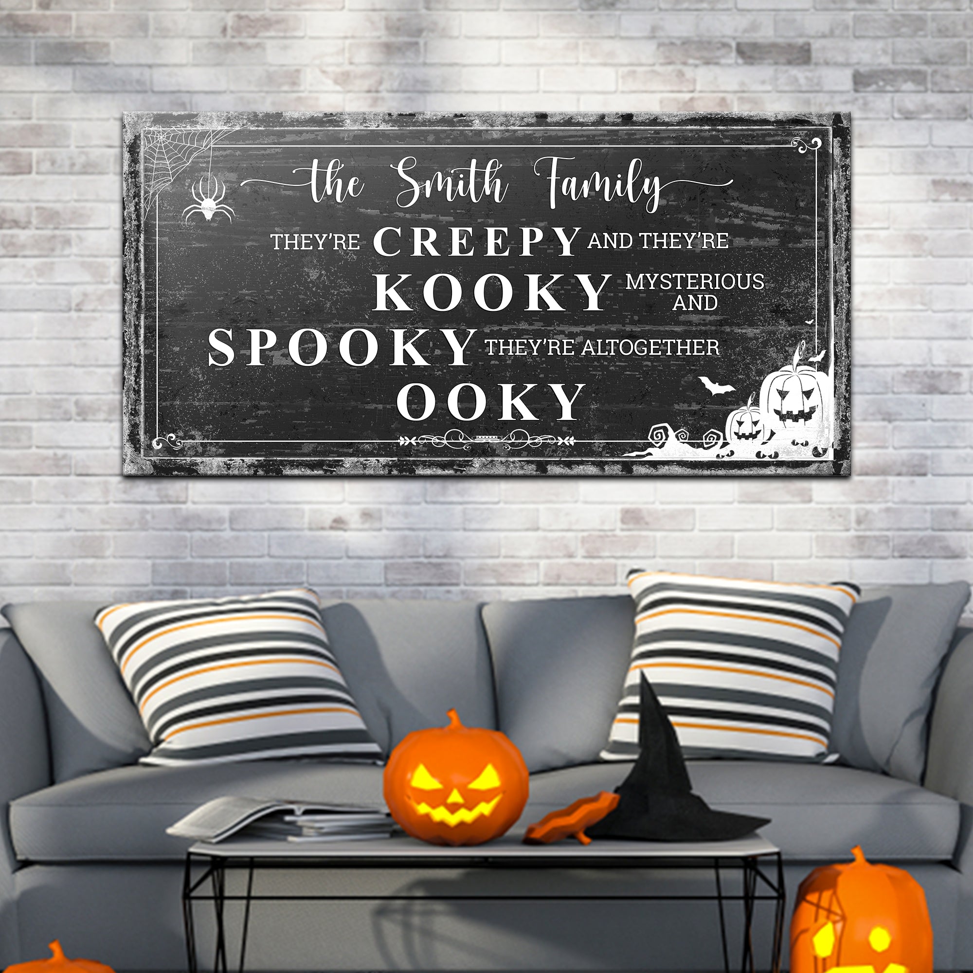 🎃👻 Family Halloween Sign – Spooky, Fun & Full of Family Spirit!