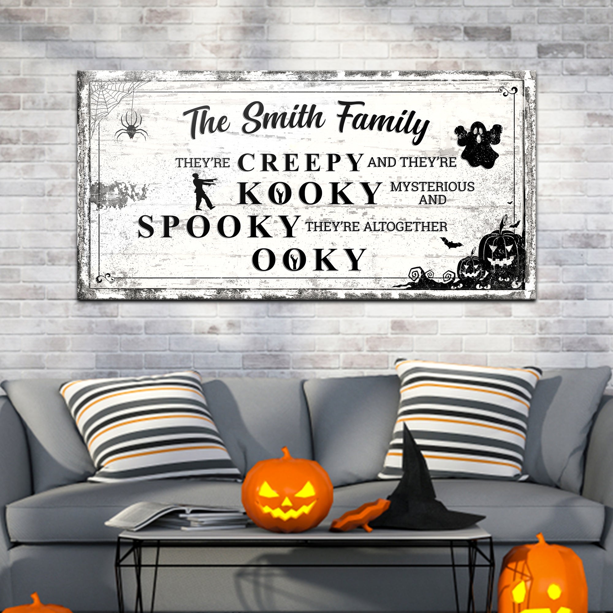 🎃👻 Family Halloween Sign – Spooky, Fun & Full of Family Spirit!