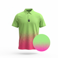 Men’s Watermelon Sunset Performance Golf Polo — Limited Availability