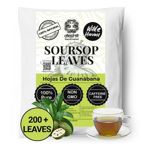 200+ Dried Soursop Leaves 2.6 oz – Graviola Herbal Tea | Akshit