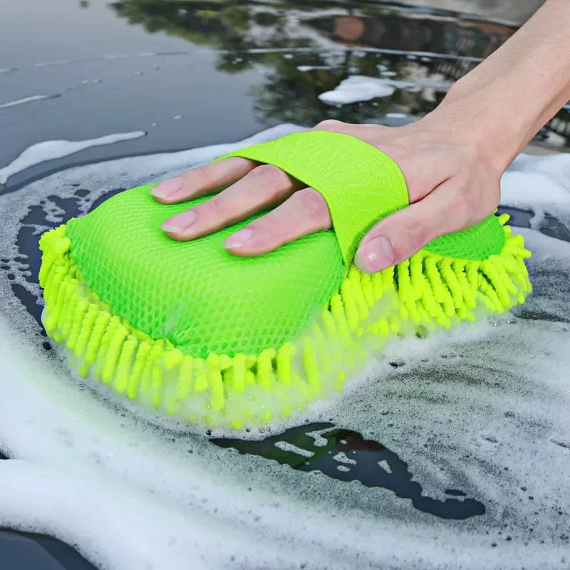 Microfiber Car Wash Sponge & Detailing Cleaning Kit