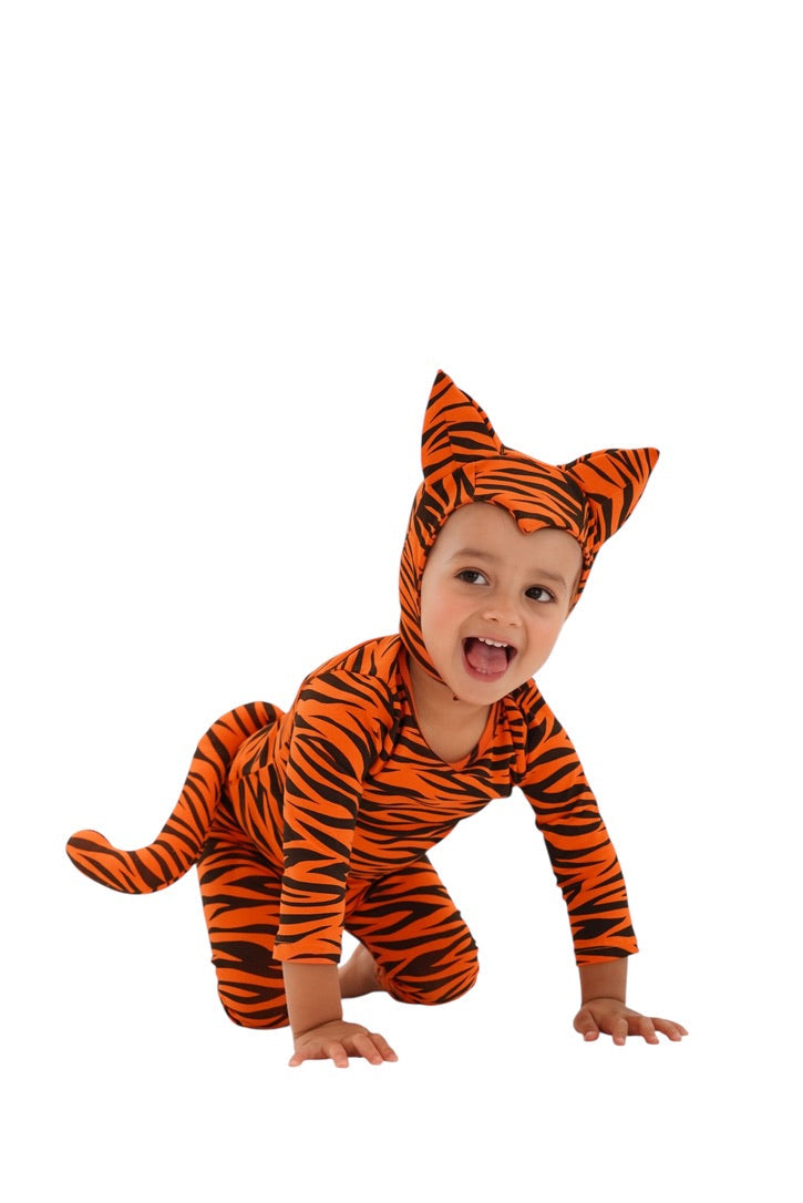 🐯 Tiger Pajama Costume – Cozy, Cute & Wildly Fun!