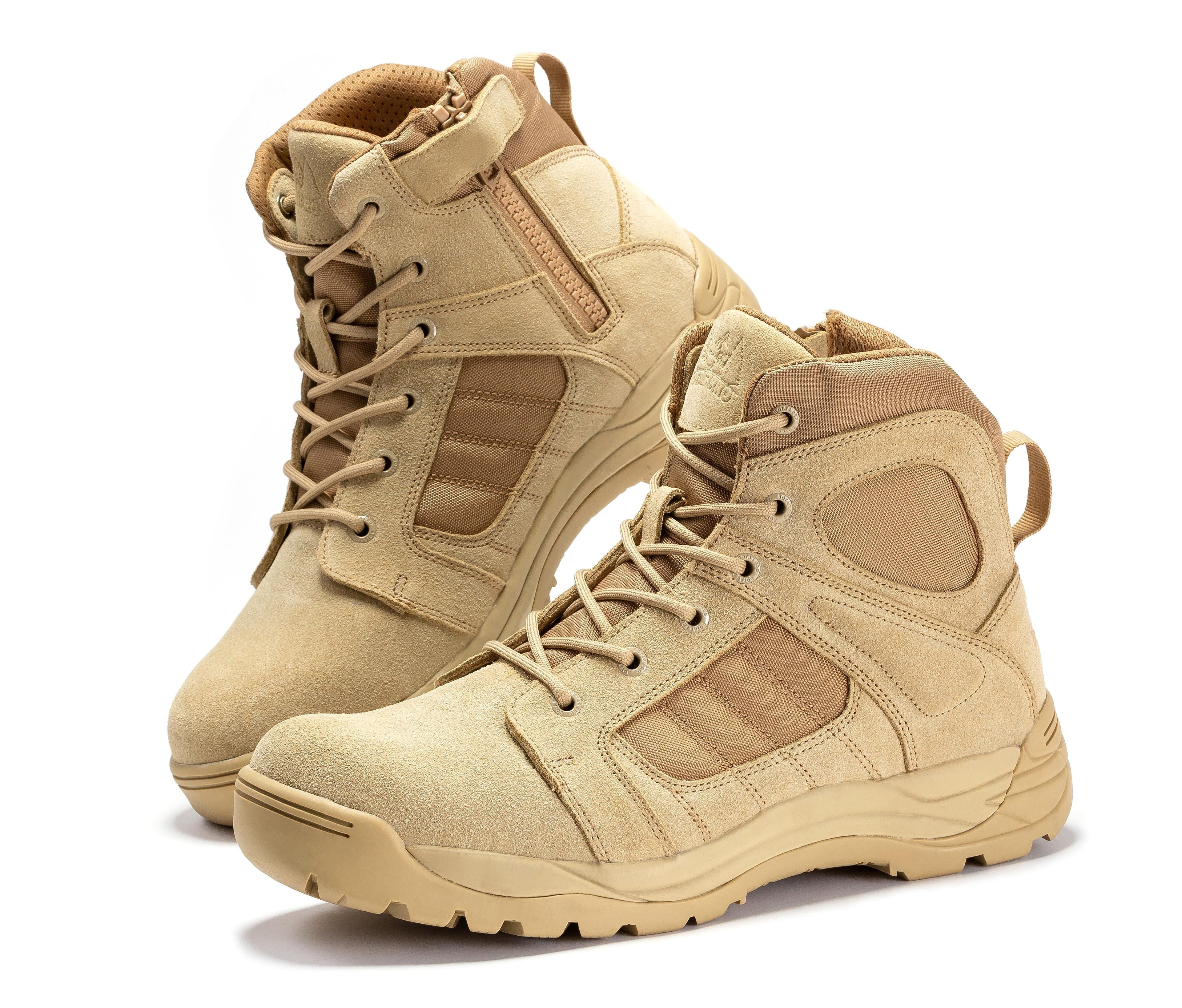 Botas Pro Sand Men’s 6-Inch Side-Zipper Tactical Boots BMP110