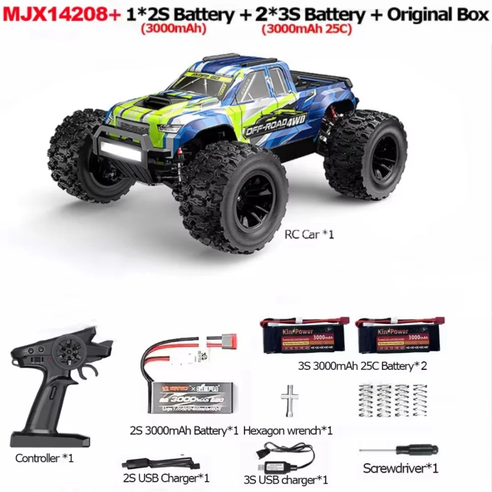 MJX Hyper Go 14208 RC Car – 4WD Off-Road Monster Truck