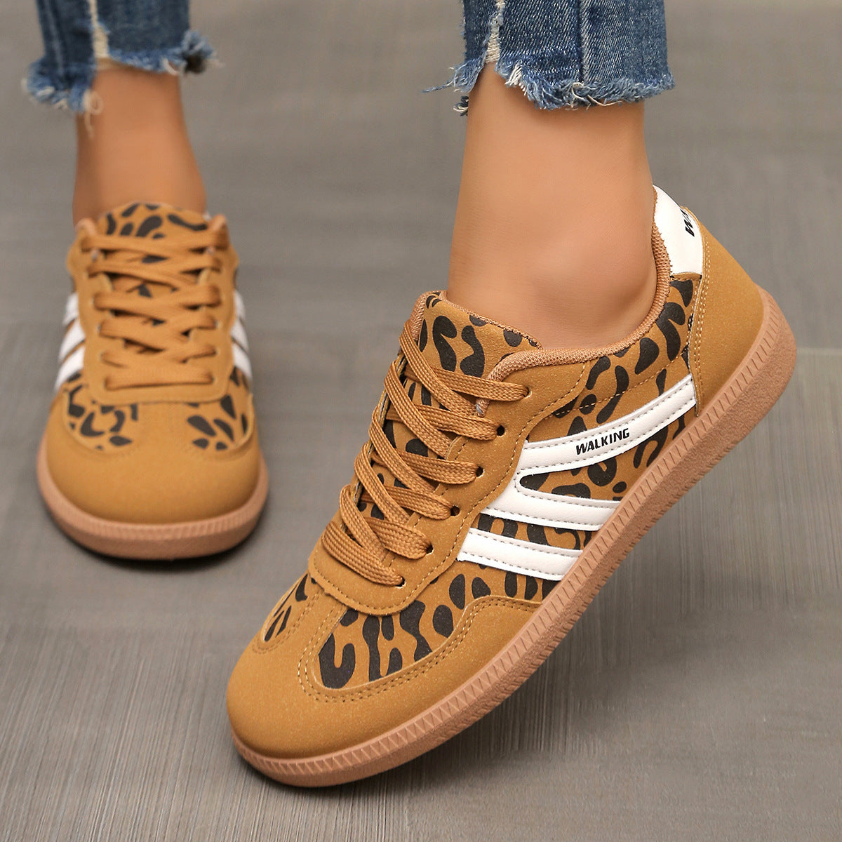 Lace-Up Low-Top Sneakers – Women’s Training Shoes