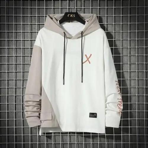 Cool Luxury Striped Hoodie – Men’s Premium Fleece Streetwear Sweatshirt