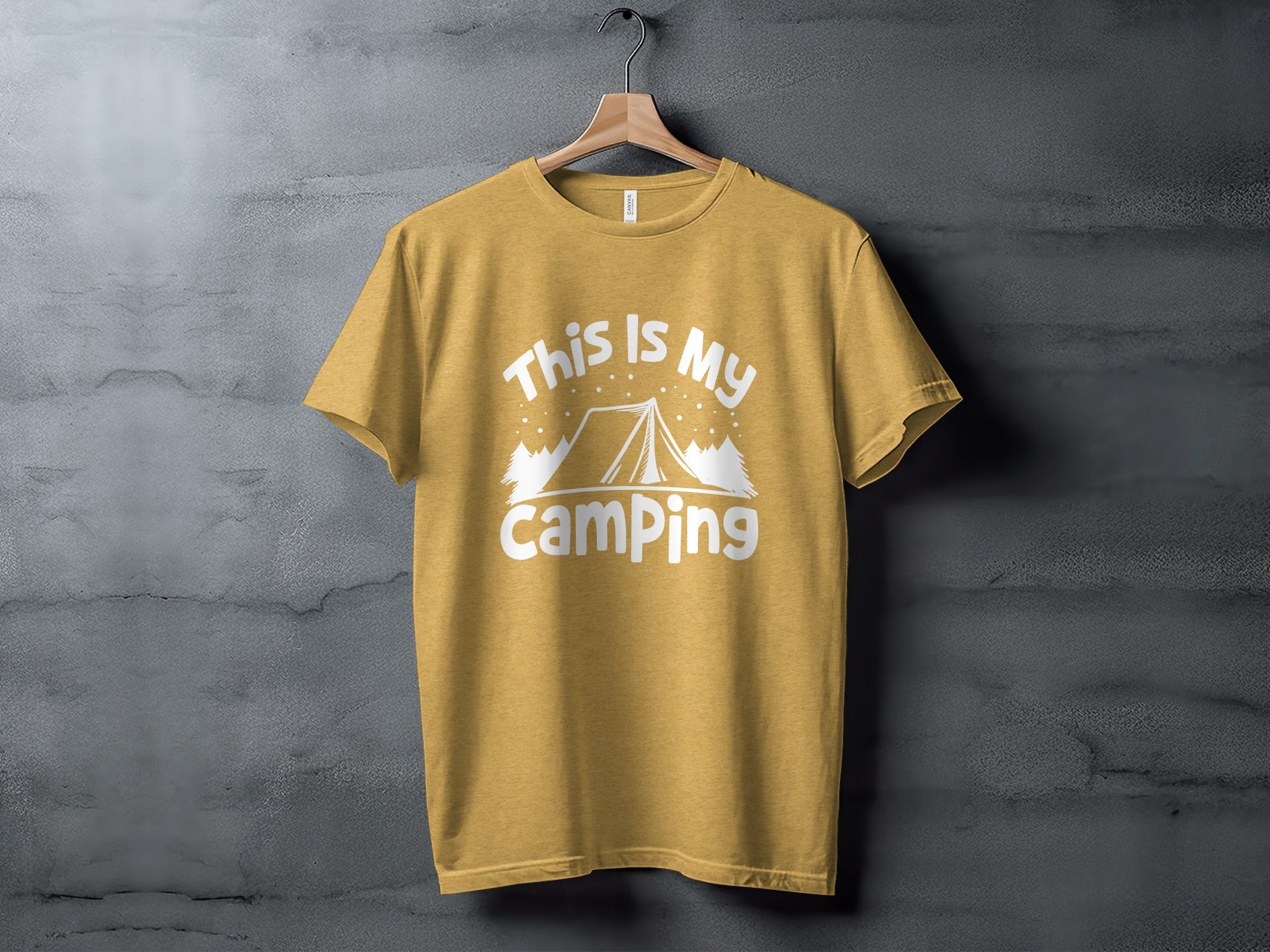 This Is My Camping Tent Outdoor Adventure Graphic T-Shirt