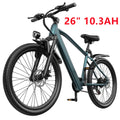26" 24" Electric Mountain E Bike For Adults, 1000W Peak Motor Commuter Ebikes, 36V 10.3AH 13.3AH High Capacity Battery, 19.7 MPH 36.9 Miles 4Hour Fast Charging, 7/21 Speed Gears Adults Electric Motorcycles Bicycle ﻿