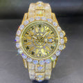 Men's Diamond-Encrusted Hip-Hop Watch – Luxury Style That Commands Attention