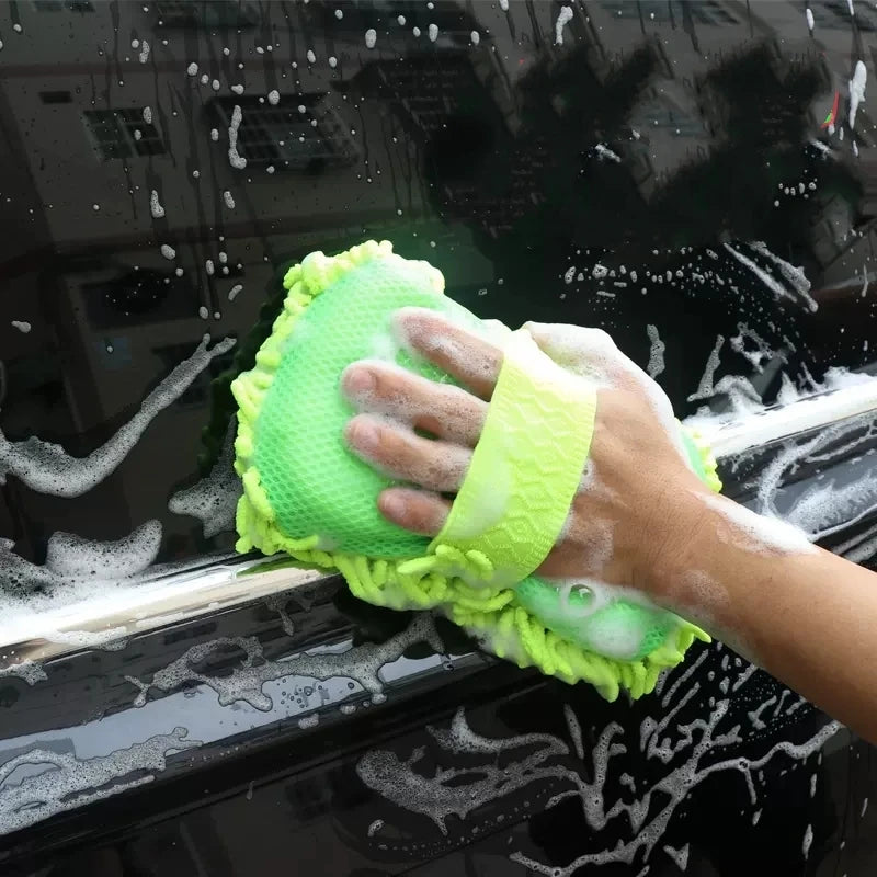 Microfiber Car Wash Sponge & Detailing Cleaning Kit