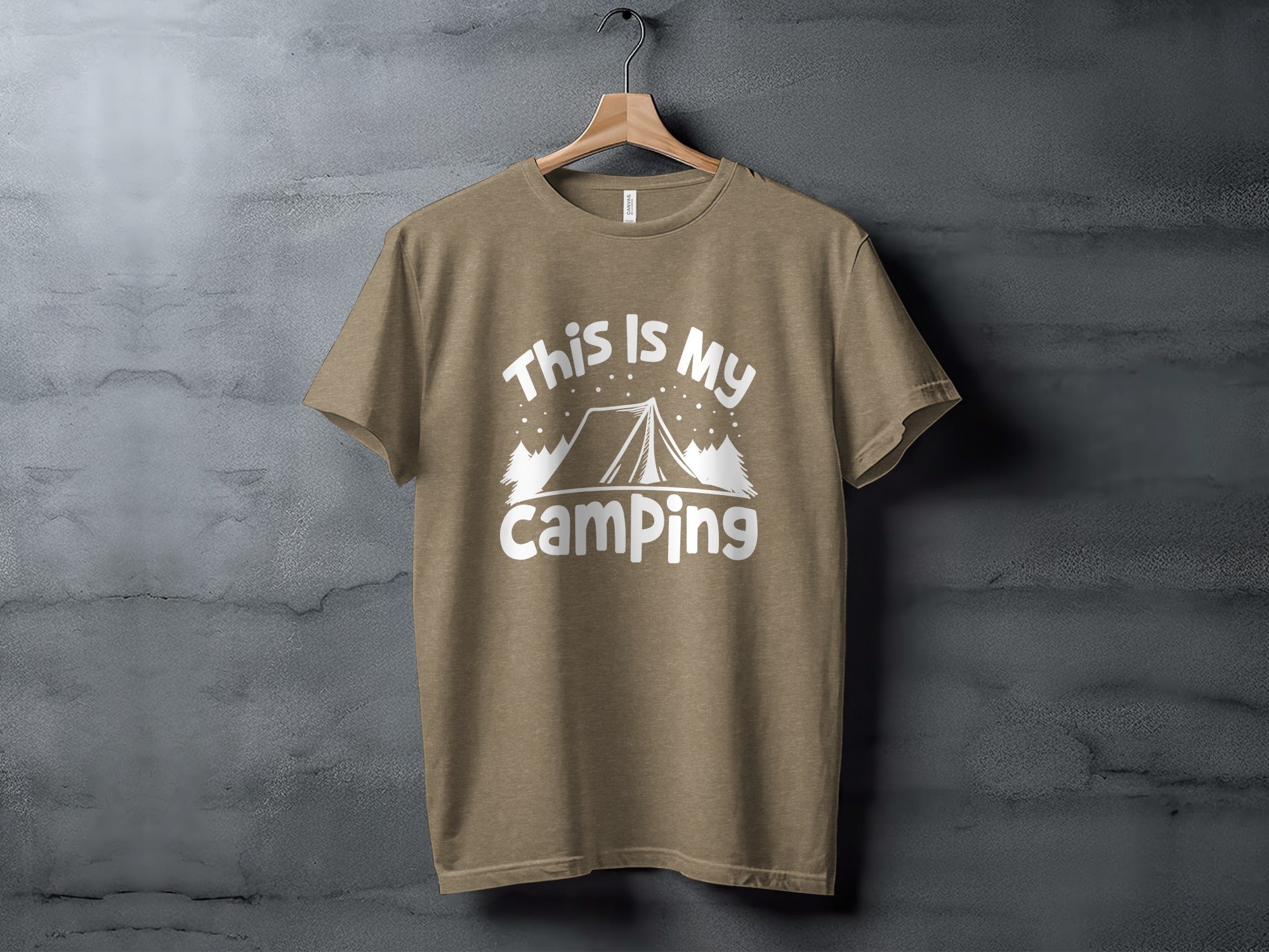 This Is My Camping Tent Outdoor Adventure Graphic T-Shirt