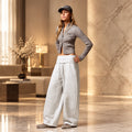 Women’s High-Waist Wide-Leg Casual Pants – Relaxed Everyday Style