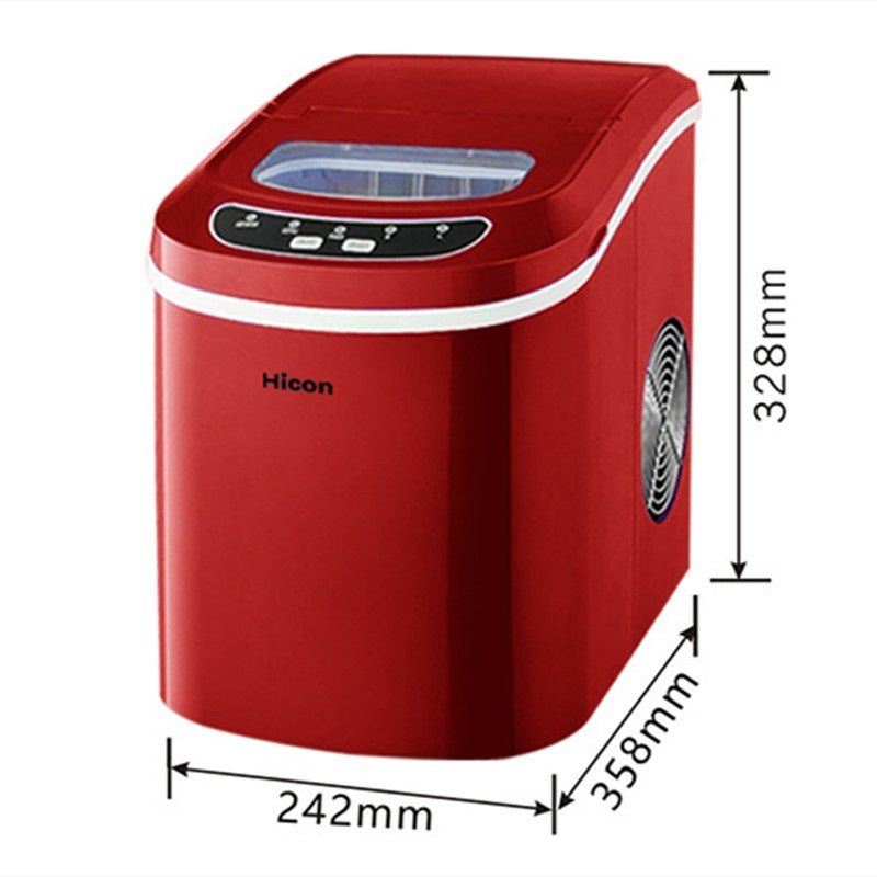 Household Small Ice Maker – Manual Water Filling | Perfect for Home & Milk Tea Shops