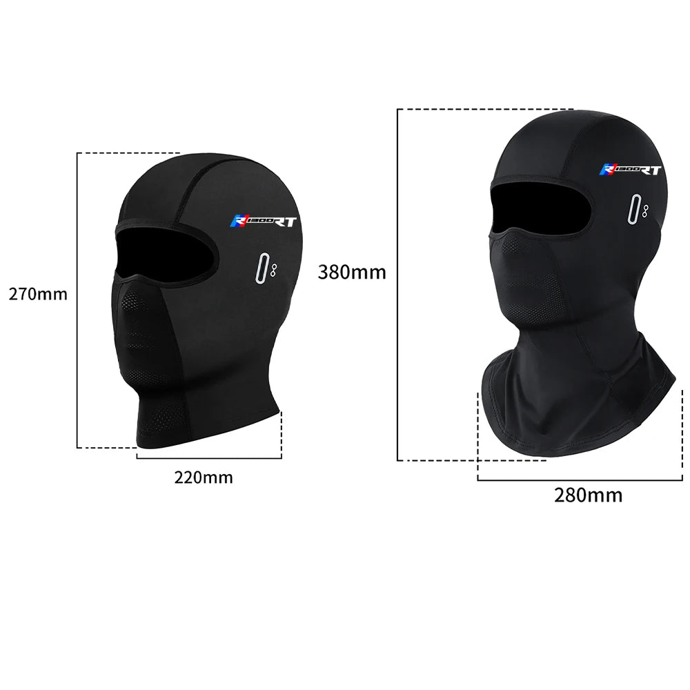 For BMW R1200RT R1300RT R 1300 RT 2021-2026 Motorcycle Balaclava Summer UV Protection Glasses Face Breathable Hole Winter Warm