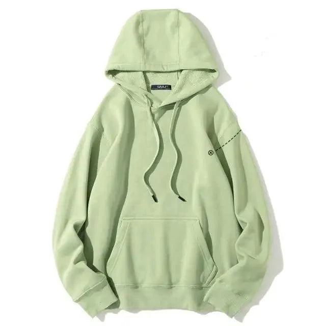 Premium Oversized Fleece Hoodie – Cozy Cotton Hooded Sweatshirt for Women & Men