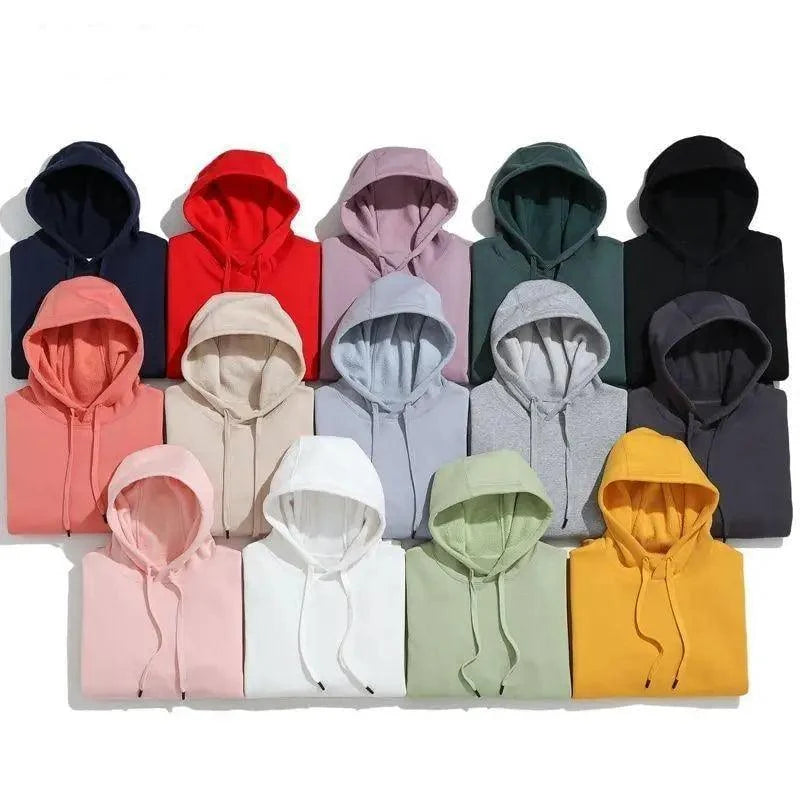 Premium Oversized Fleece Hoodie – Cozy Cotton Hooded Sweatshirt for Women & Men