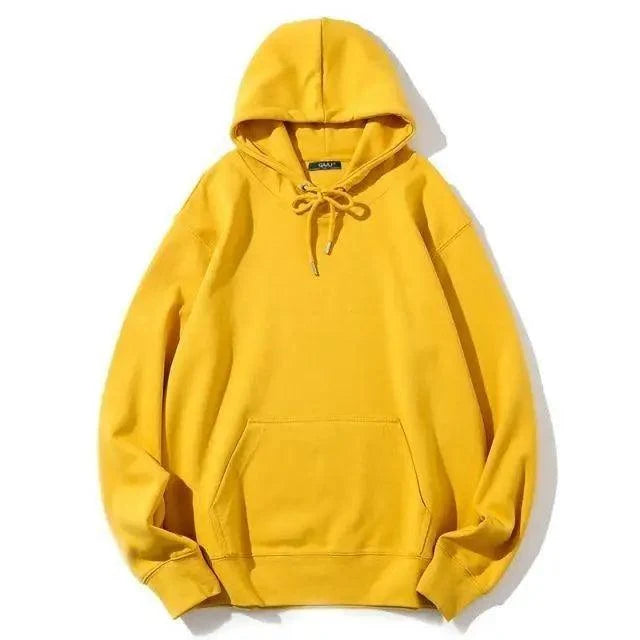 Premium Oversized Fleece Hoodie – Cozy Cotton Hooded Sweatshirt for Women & Men