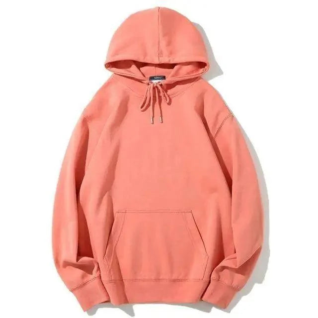 Premium Oversized Fleece Hoodie – Cozy Cotton Hooded Sweatshirt for Women & Men