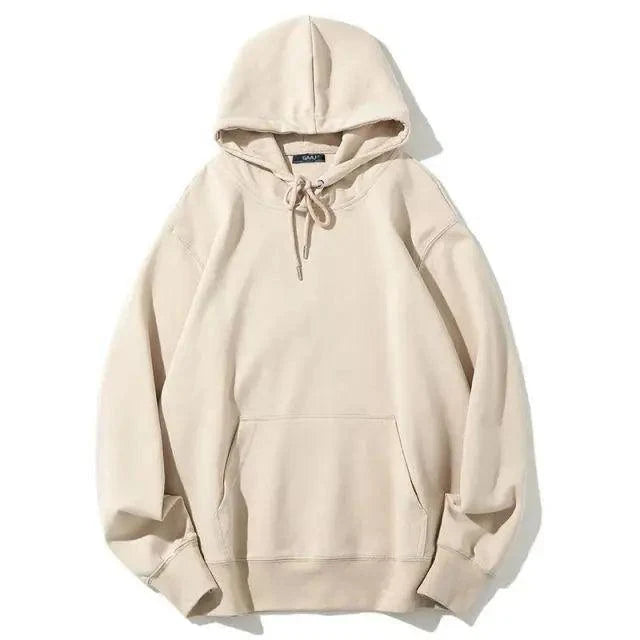 Premium Oversized Fleece Hoodie – Cozy Cotton Hooded Sweatshirt for Women & Men
