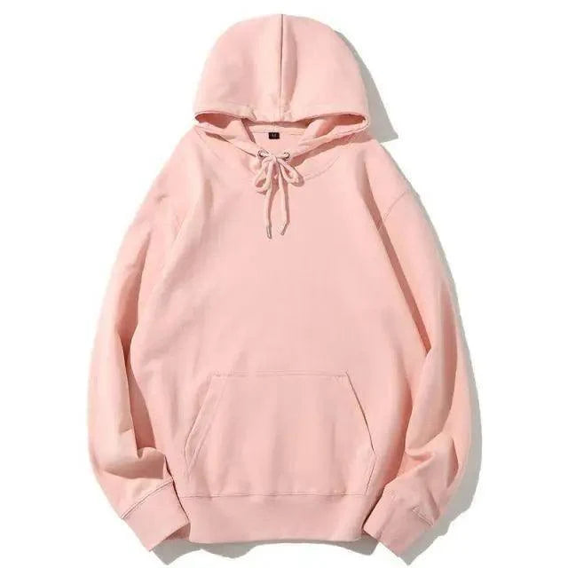 Premium Oversized Fleece Hoodie – Cozy Cotton Hooded Sweatshirt for Women & Men