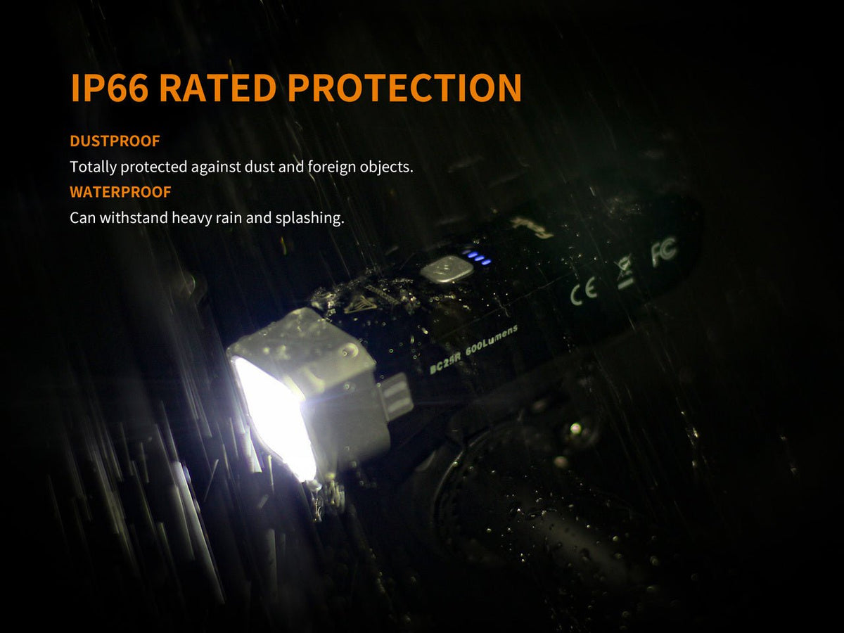 Fenix BC25R LED Bike Light – Rechargeable Bicycle Headlight