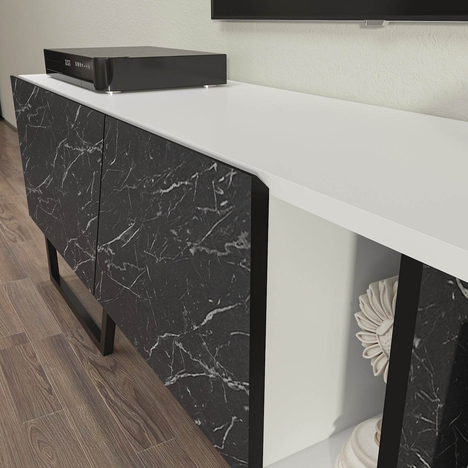 Linossa 59" Modern TV Stand & Media Console – Fits TVs Up to 65"
