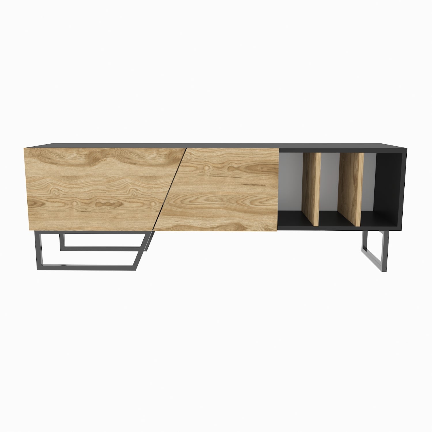 Linossa 59" Modern TV Stand & Media Console – Fits TVs Up to 65"